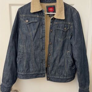 Dickies Blue Jean Jacket with Tan Lining